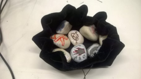 pebbles in bag